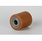 Vulkollan Pallet roller Ø80x95 mm, axle hole: 20 mm, Hub length: 93 mm