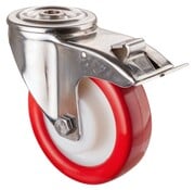 RVS transportwiel