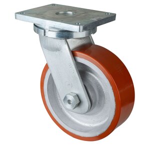 Heavy-duty Swivel & Fixed Castors | RR Series | Cast Iron Polyurethane | 250 – 3500 KG