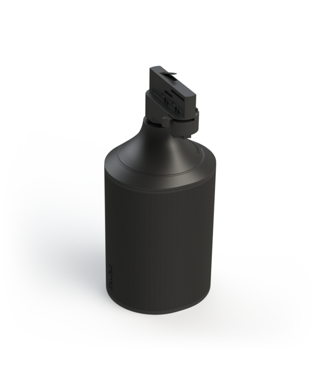 TrackRail Solutions 3-Phase Rail Mount Black – For Sonos Era 100