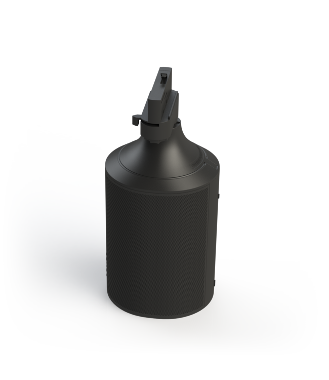 TrackRail Solutions 3-Phase Rail Mount Black – For Sonos Era 100