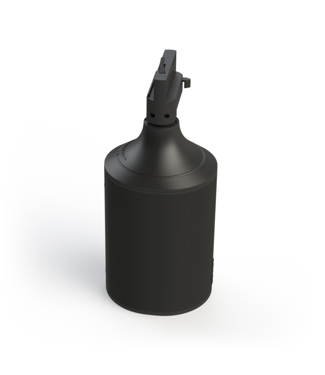 TrackRail Solutions 3-Phase Rail Mount Black – For Sonos Era 100