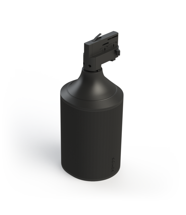 TrackRail Solutions 3-Phasen Schienenhalterung Schwarz – Für Sonos Era 100