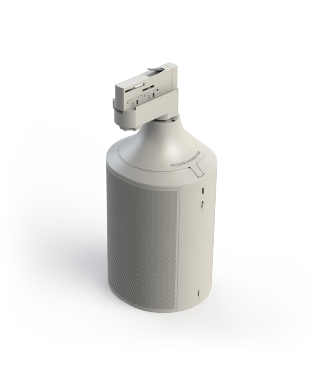 TrackRail Solutions 3-Phase Rail Mount White – For Sonos Era 100