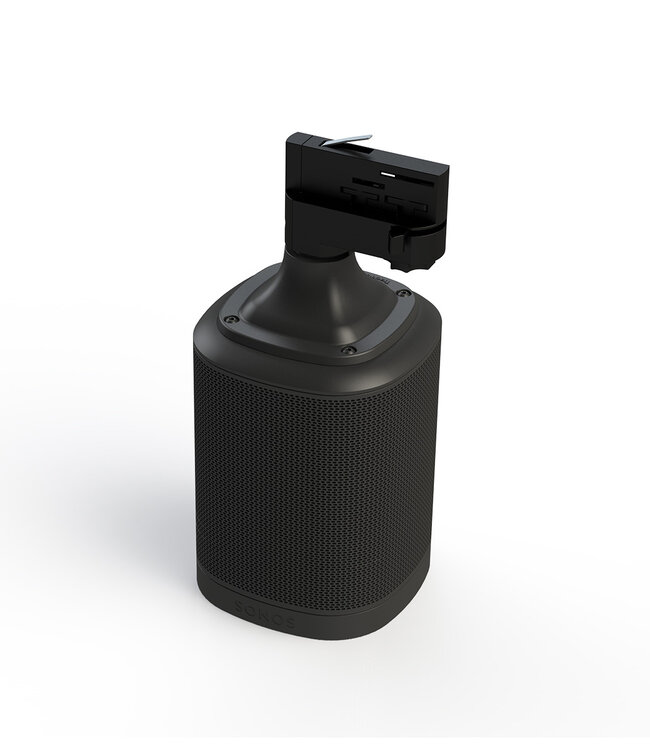 Trackrailsolutions TrackRail Solutions 3-Phasen Schienenhalterung Schwarz – Für Sonos One & Sonos One SL