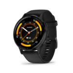 Garmin Garmin Venu® 3, slate rand van roestvrij staal met zwarte behuizing en siliconen band 010-02784-01