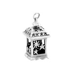 Black Raven Beads  Black raven beads lantern bright brs014