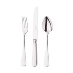 Van Kempen & Begeer Haags lofje 3-piece silver-plated children's cutlery