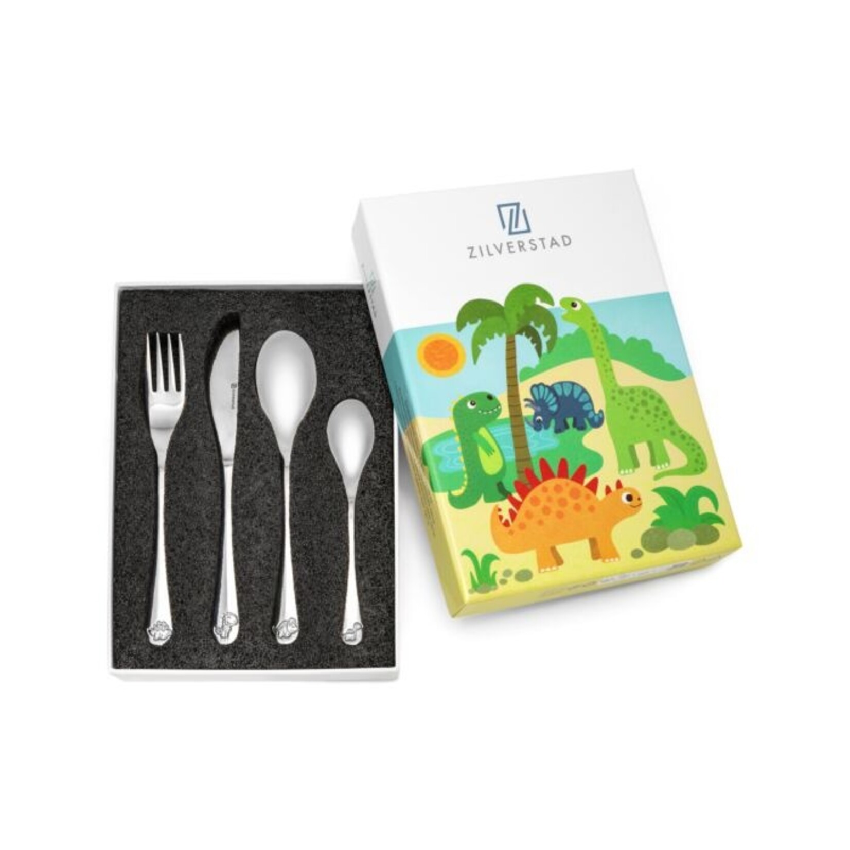 Zilverstad Children's cutlery 4pcs ''Dinosaurs'' 06833070