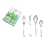 Zilverstad Zilverstad 4-piece cutlery ''Pond Animals'' 4259070