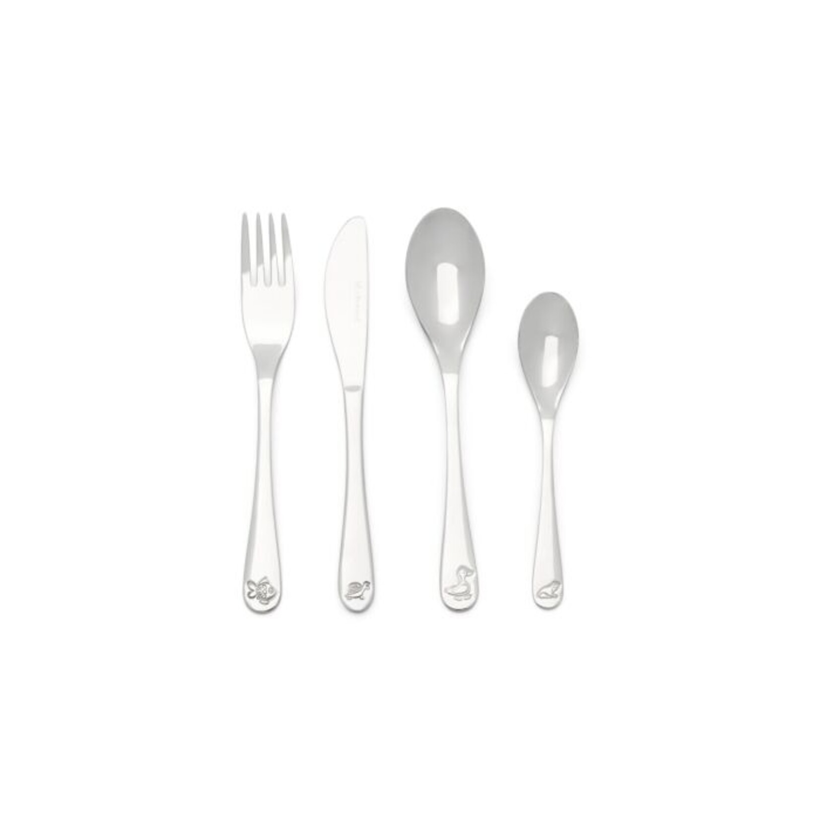 Zilverstad Zilverstad 4-piece cutlery ''Pond Animals'' 4259070