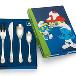 Zilverstad Zilverstad 4-piece cutlery ''the Smurfs'' 6823030