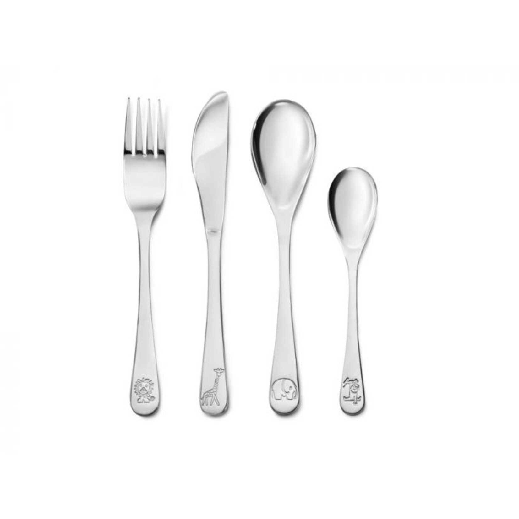 Zilverstad Zilverstad 4-piece cutlery ''Miffy zoo'' 6839030