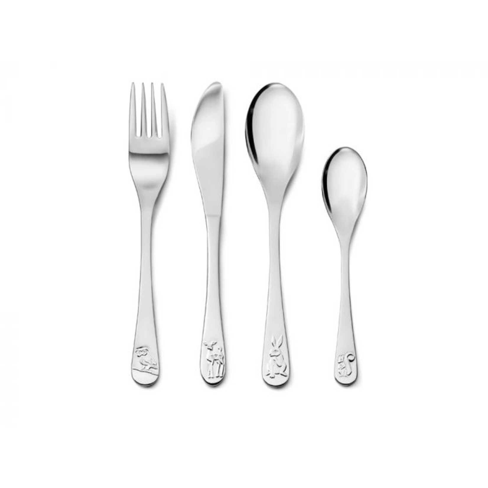 Zilverstad Zilverstad 4-piece cutlery ''Forest Animals'' 6829030