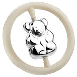 Zilverstad Silver stand silver plated rattle ''bear in ring'' 2000620