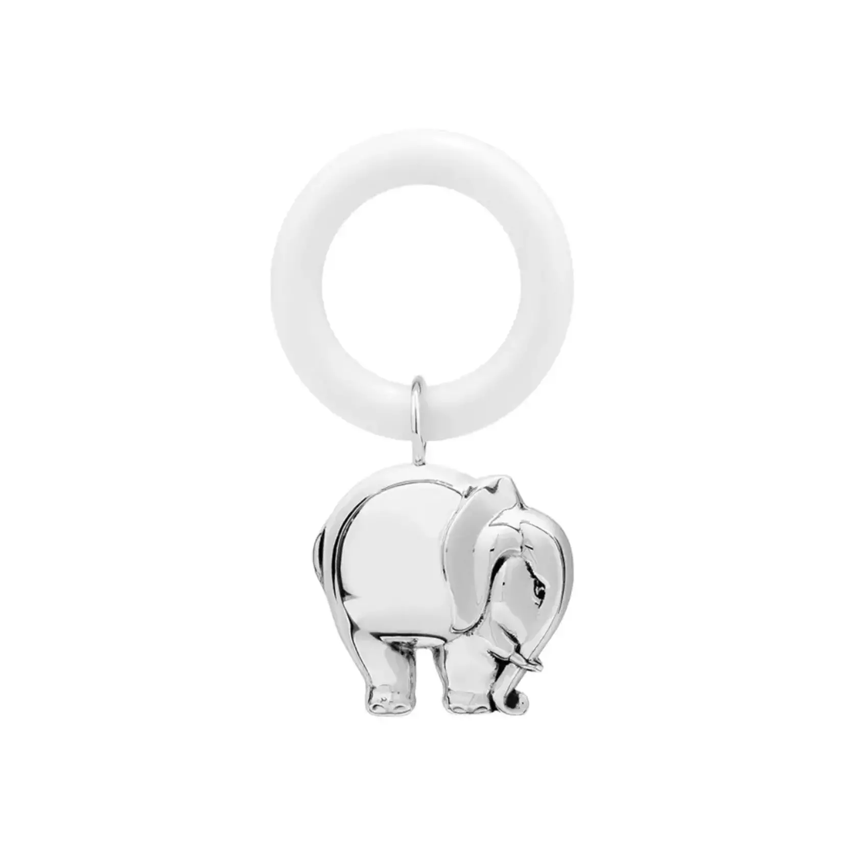 Luxury Gifts Zilveren rammelaar olifant wg-05992