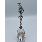 Juwelier Arie de Koning Silver birth spoon classic ''Reiger'' | Jaap Rolf model