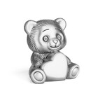 Zilverstad Zilverstad silver-plated money box ''bear with heart'' matt 6757061