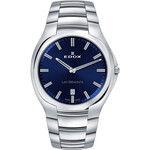 Edox Edox men's watch Les Bémonts 56003-3bui ultra slim date