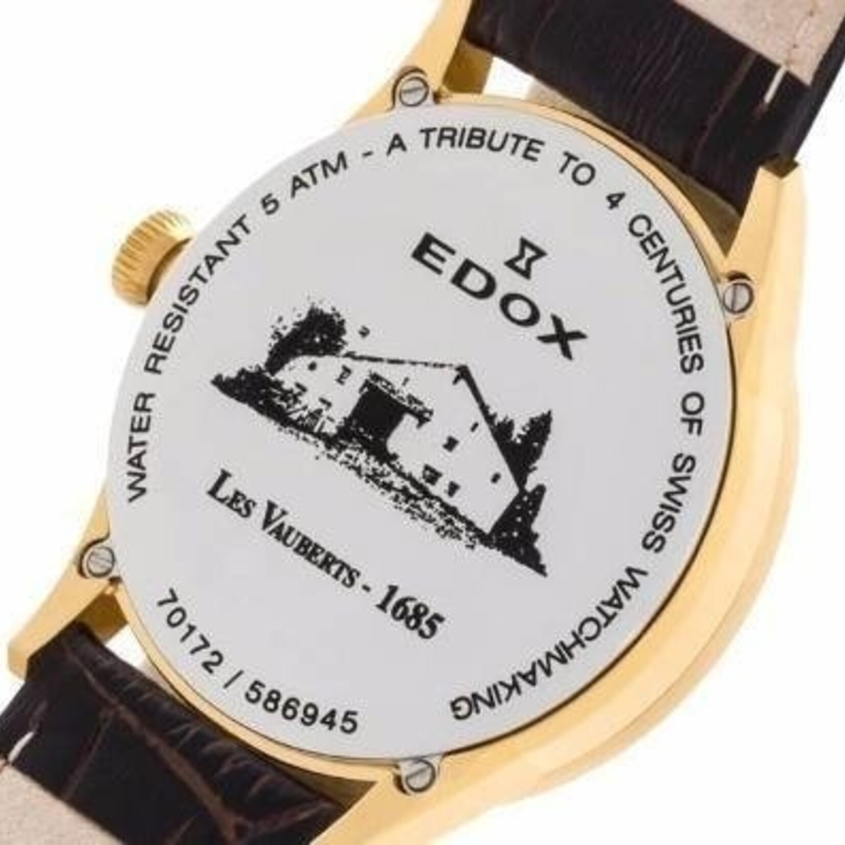 Edox Edox watch Les Vauberts 70172-37JA-AR