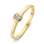 Excellent Jewelry Excellent Jewelry yellow gold ring rh126188 zirconia size 17.75 (56)