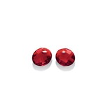 Sparkling Jewels Sparkling ruby quartz twist oval oorbel edelstenen eagem50-so