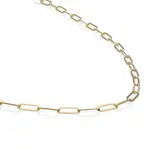 Sparkling Jewels Sparkling long link ketting | goudkleurig sn-lgg-050 50cm