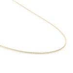 Sparkling Jewels Anchor Necklace | Gold coloured 50cm 1.5mm SNGM050
