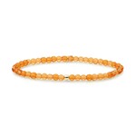 Sparkling Jewels Sparkling citrine quartz saturn bracelet - small sbg-gem38-add-4mm