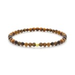 Sparkling Jewels Sparkling tiger eye saturn small bracelet sbg-gem09-add-4mm