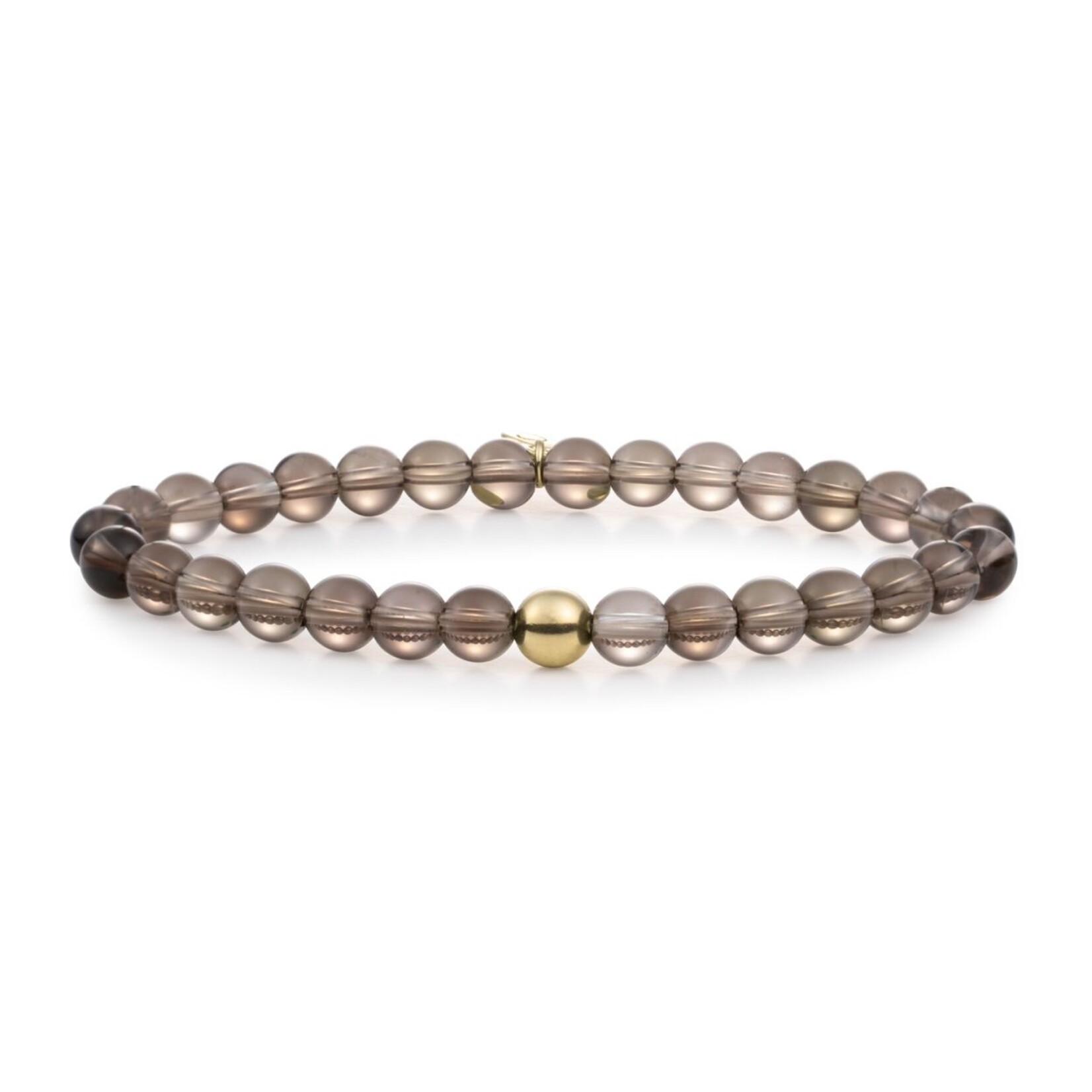 Sparkling Jewels Sparkling smoky quartz saturn large bracelet sbg-gem23-add-6mm