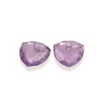 Sparkling Jewels Amethyst trillion cut earring gemstones eagem05-tri