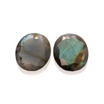 Sparkling Jewels Labradorite large oval oorbel edelstenen eagem18-ro