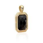 Sparkling Jewels Baguette pendant - onyx spg23-g07