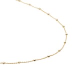 Sparkling Jewels Faceted ball chain | gold colored sn-sbg-060