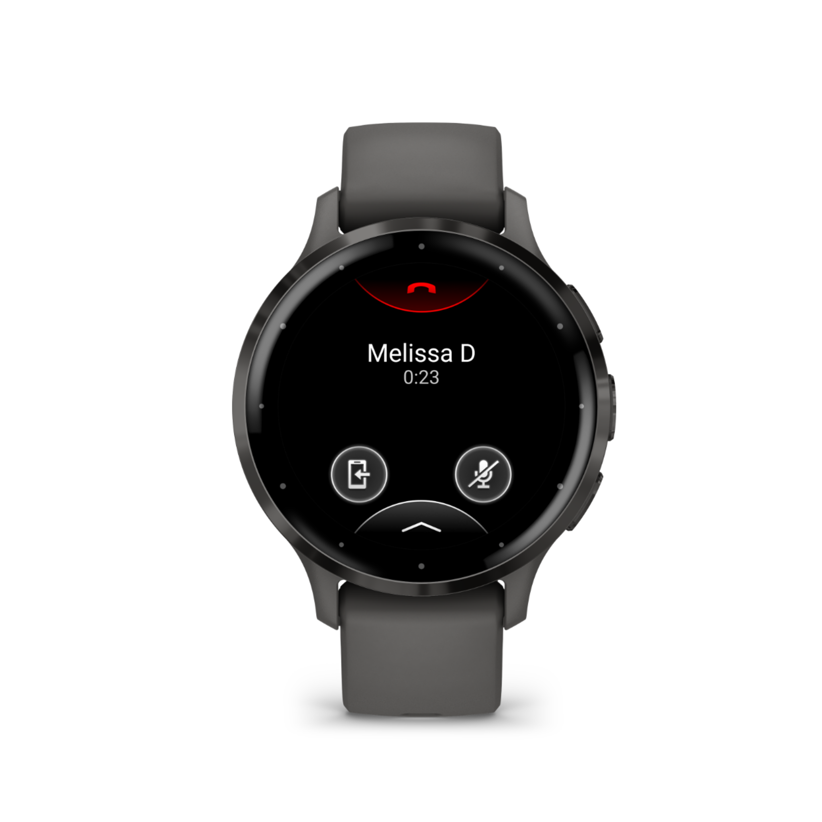 Garmin Garmin Venu® 3S Slate gray rand van roestvrij staal met pebble gray behuizing en siliconen band 010-02785-00