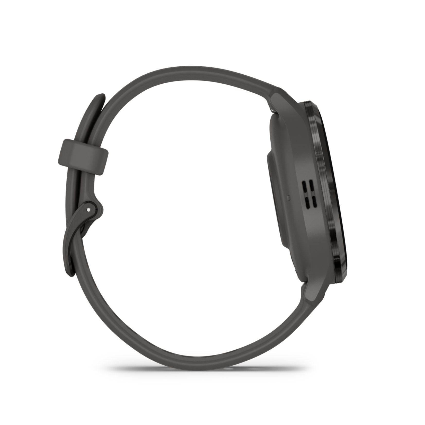 Garmin Garmin Venu® 3S Slate gray rand van roestvrij staal met pebble gray behuizing en siliconen band 010-02785-00