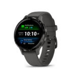 Garmin Garmin Venu® 3S ​​Slate gray stainless steel edge with pebble gray housing and silicone strap 010-02785-00