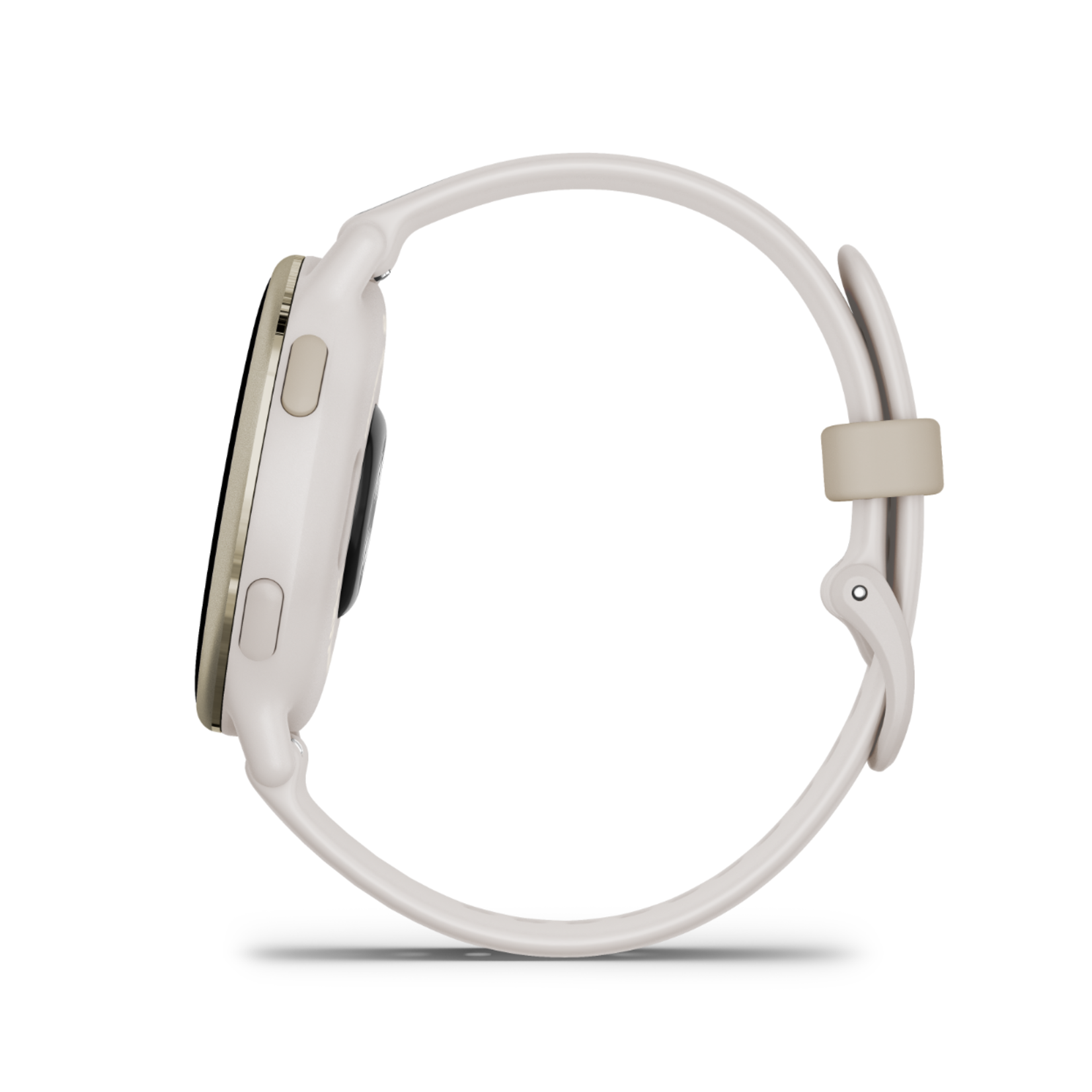 Garmin Garmin vívoactive® 5 Cream Gold aluminium rand met Ivory behuizing en siliconen band 010-02862-11