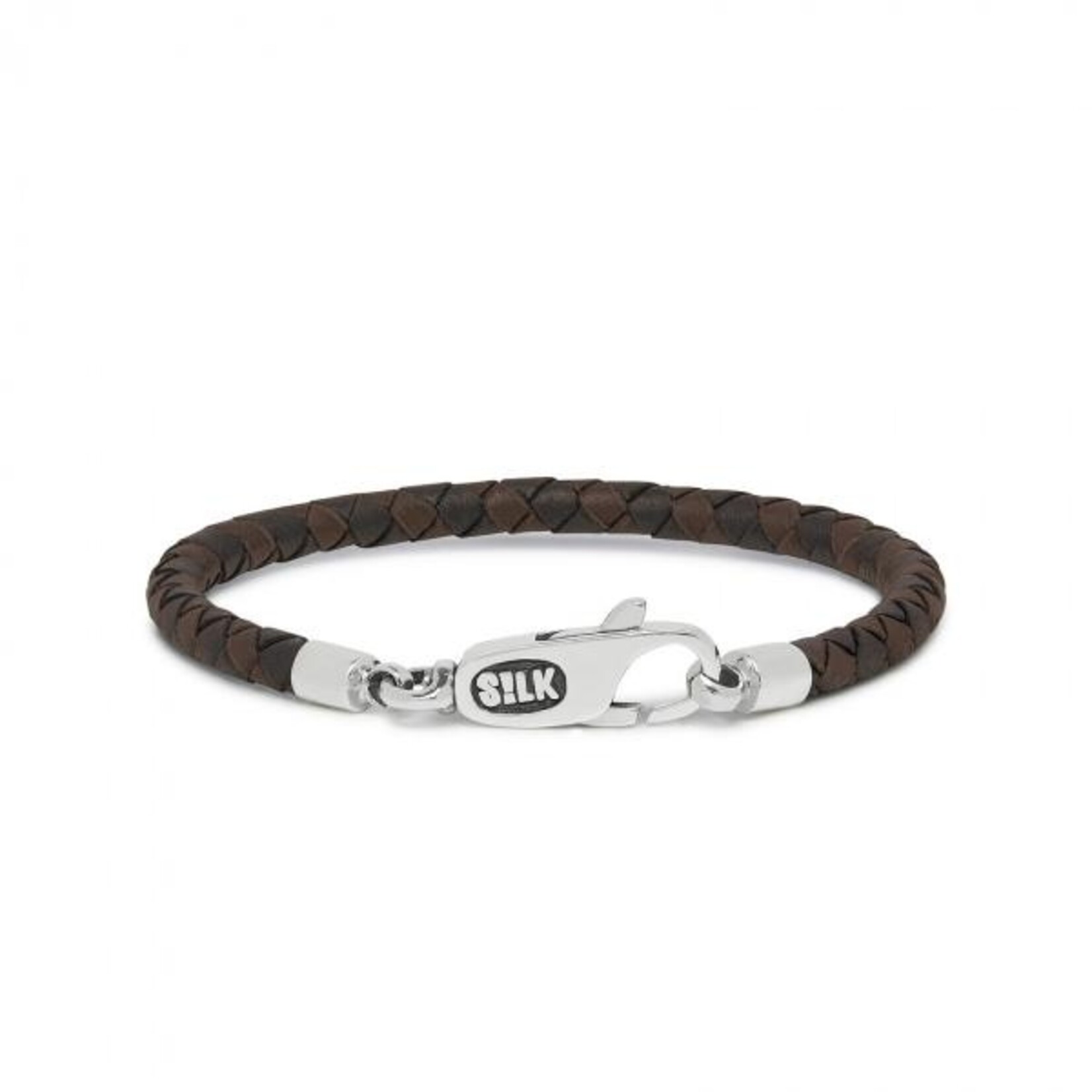 Silk 830bbr armband zwart-bruin