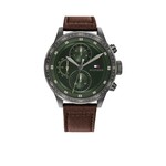 Tommy Hilfiger Tommy Hilfiger Heren Horloge TH1791809 leer bruin 5ATM