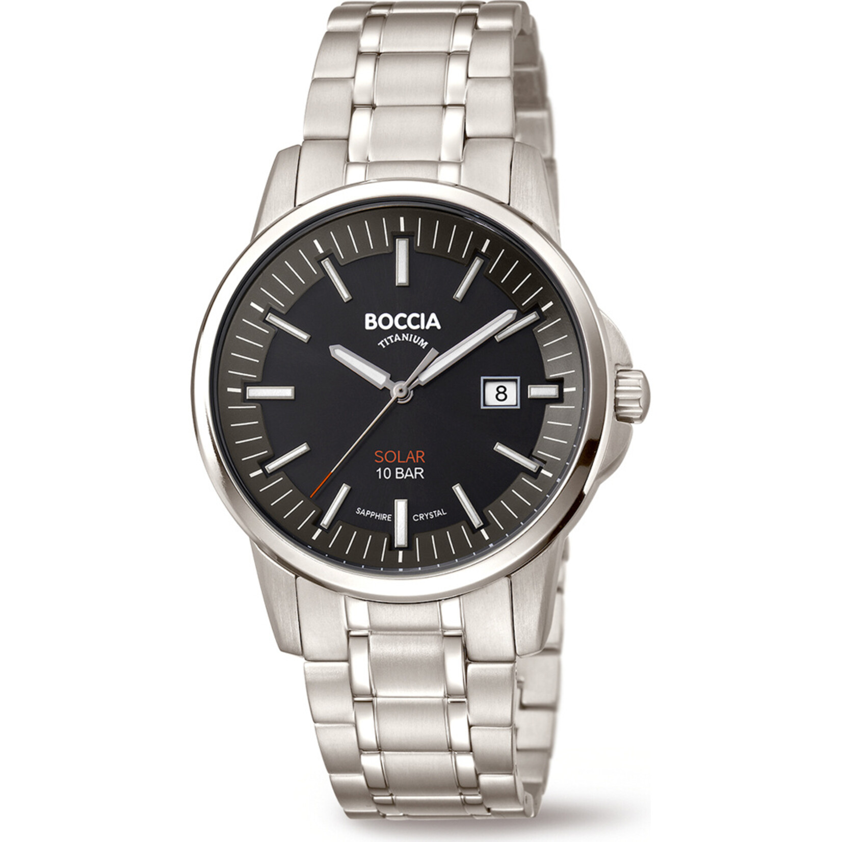 Boccia Titanium Solar heren Horloge 3643 04 10atm Juwelier Arie