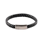 AZE Junior AZE Junior bracelet 18cm SINGLE FLAT STRING BROWN AJ-BL403-B-180