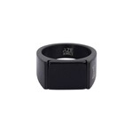 AZE Jewels AZE Jewels Ring SIGNET ROCKS ONYX - NOIR size 19 AZ-RG006-B-019