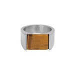 AZE Jewels AZE Jewels Ring SIGNET ROCKS TIGER - INOX size 20 AZ-RG007-A-020