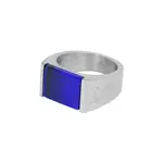 AZE Jewels AZE Jewels Ring SIGNET ROCKS LAPIS - INOX maat 19 AZ-RG008-A-019