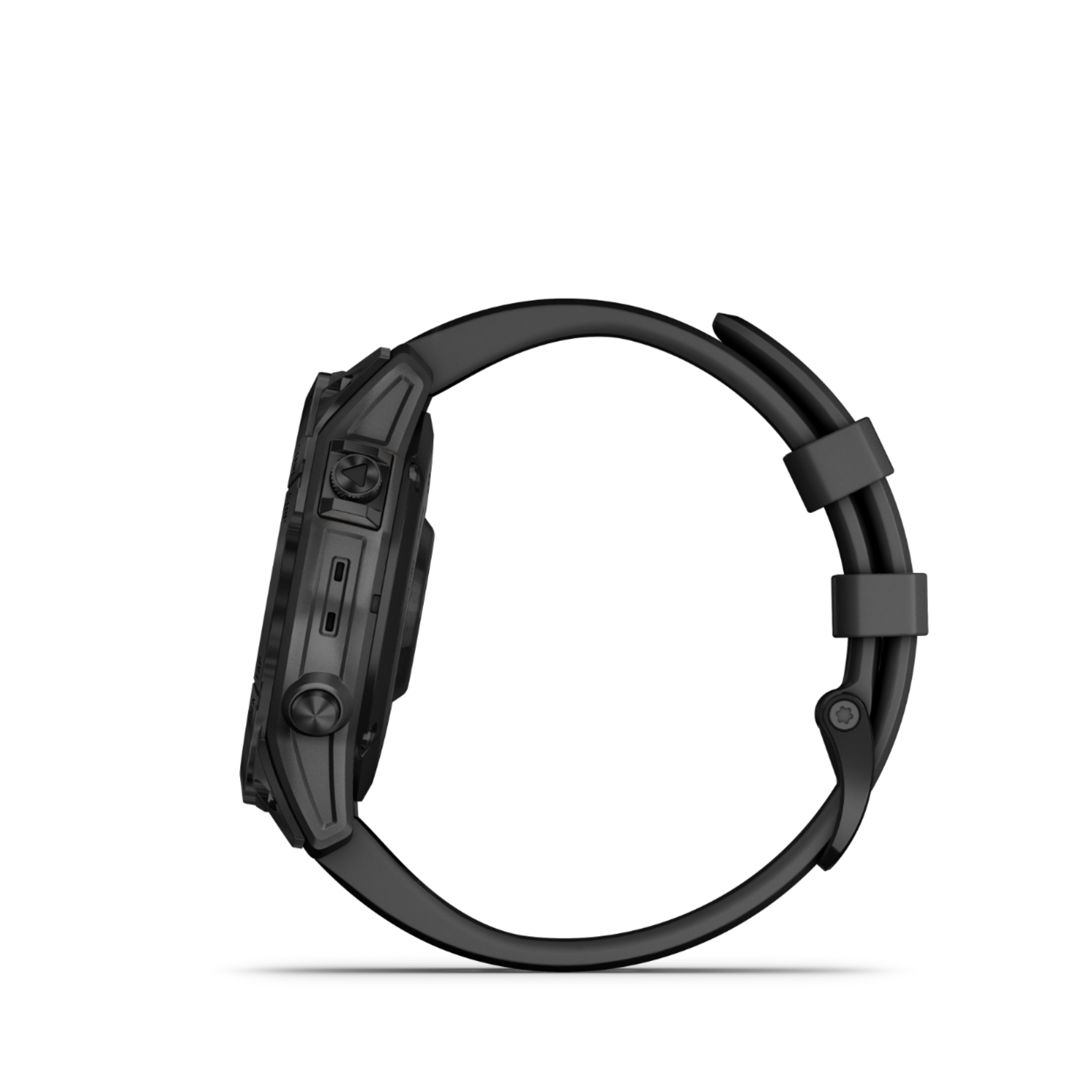 Garmin Garmin Fenix7 sapphire solar edition black dlc titanium with black wrist strap 010-02540-35