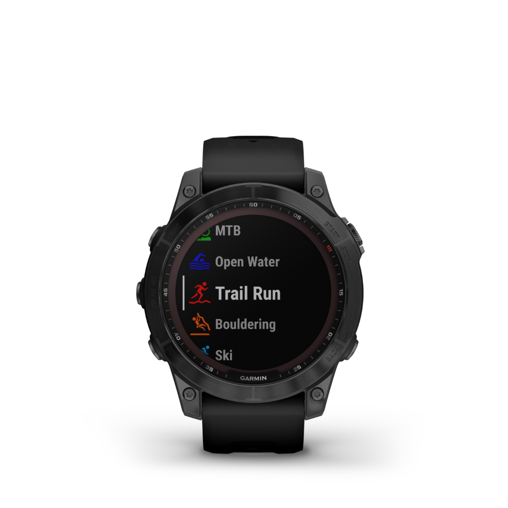 Garmin Garmin Fenix7 sapphire solar edition zwart dlc titanium met zwarte polsband 010-02540-35