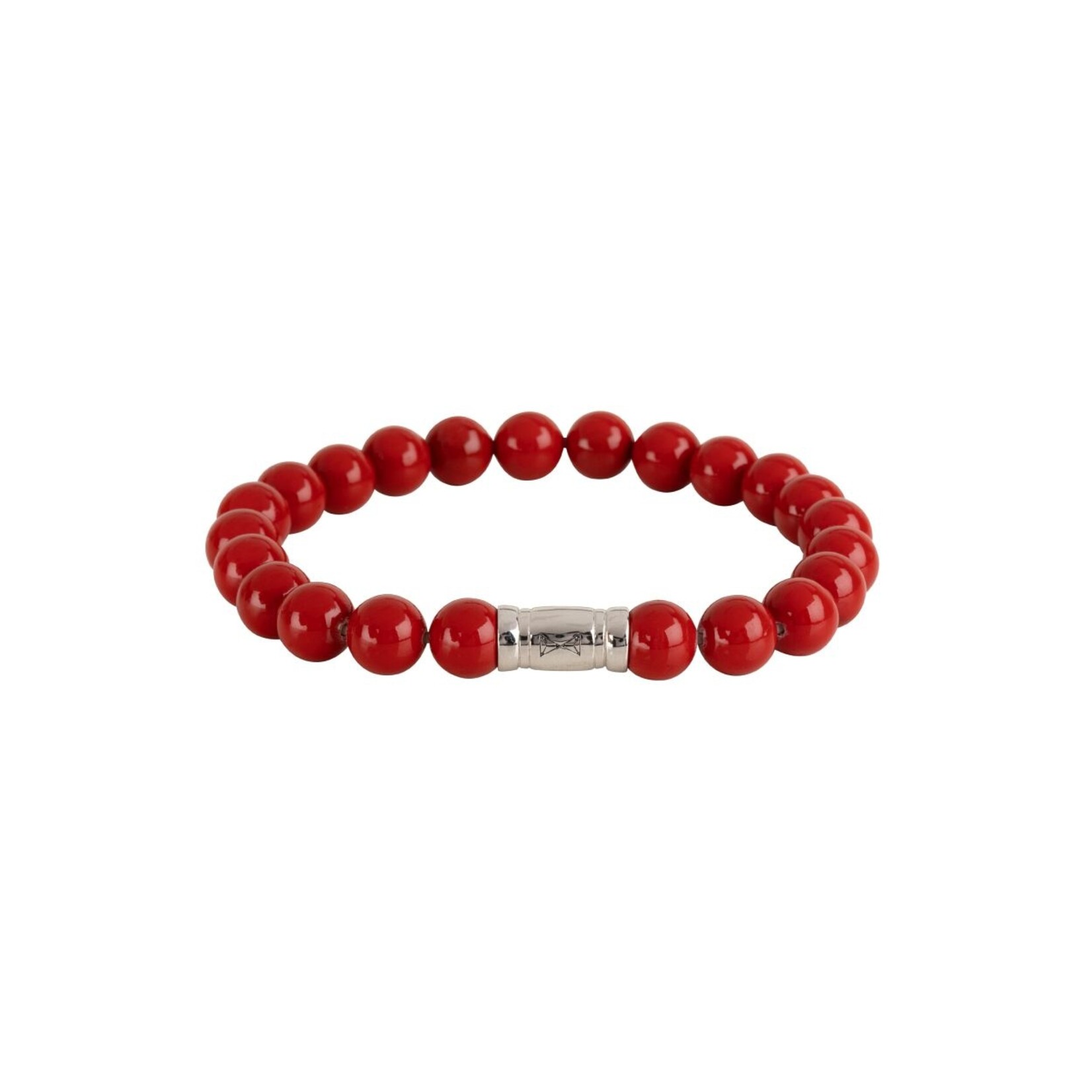 AZE Jewels Aze Jewels RED SLATE MOUNTAIN- 8MM bracelet 19cm AZ-BS031-A-190