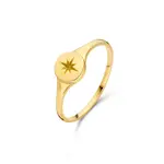 Jackie  Gold Jackie ring  Star Signet JKR20.072 maat 17,25 (54)